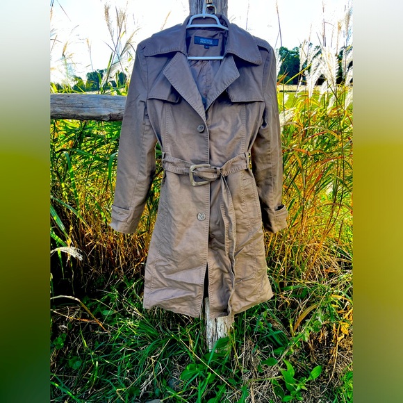 Kenneth Cole Reaction trench coat L - Picture 1 of 3